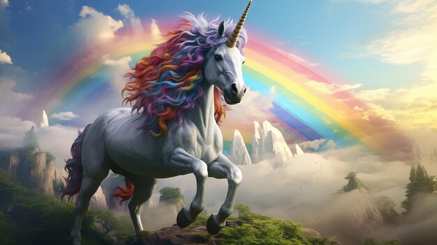 Une photo de licorne