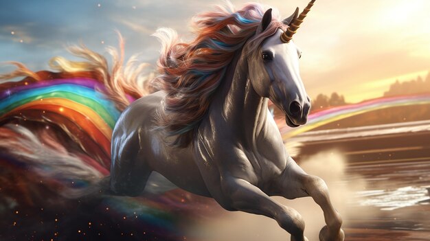 Une photo de licorne