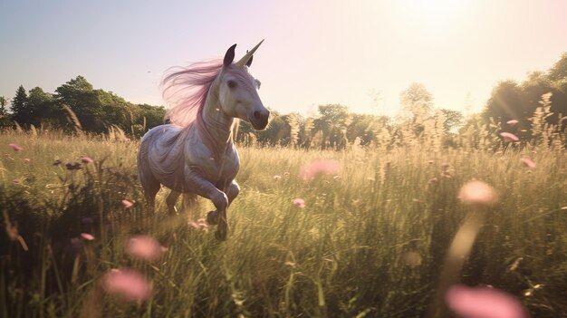 Une photo de licorne