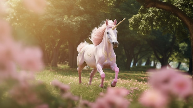 Photo une photo de licorne