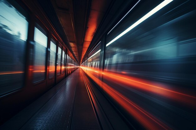 Photo de la ligne de néon Vibrant Velocity photo arc