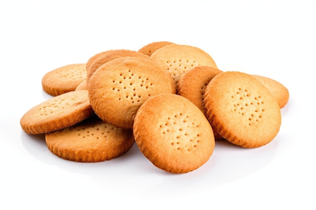 photo de la lumière du studio de photographie alimentaire de biscuit AI générative