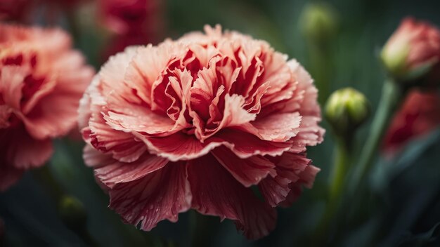 photo macro de la fleur d'ongle