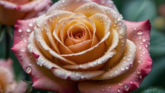 photo macro fleur de rose blanche