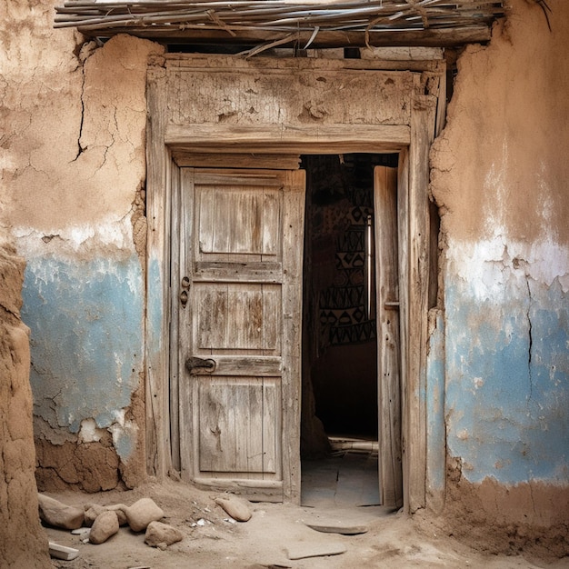 Une photo d'une maison abandonnée.