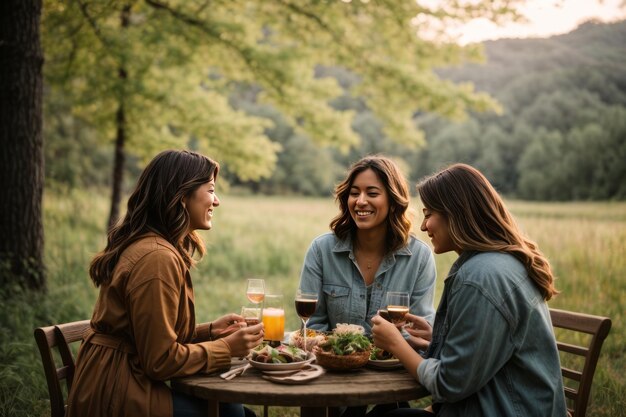 photo de meilleurs amis célébrant ensemble le jour de l'amitié