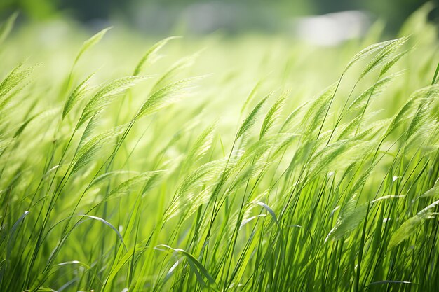 Photo de motifs dans un champ d'herbe sauvage à l'arrière-plan