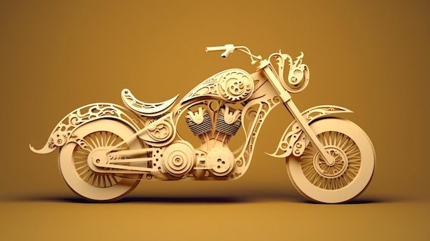 Photo photo d'une moto