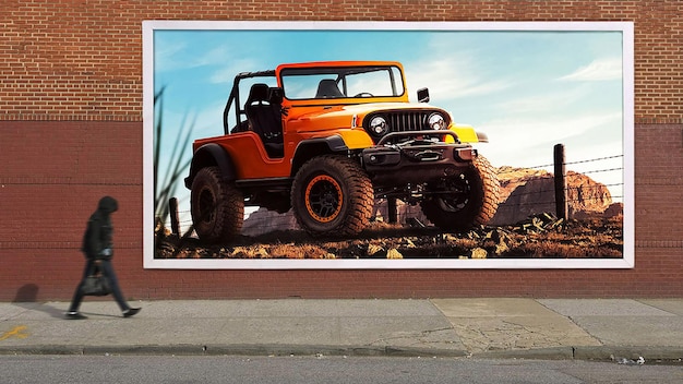 Une photo murale de Jeep CJ66