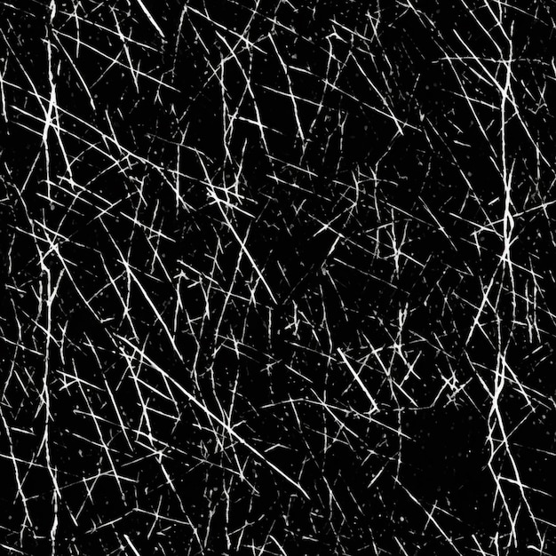 une photo en noir et blanc d'une surface de verre fissurée générative ai