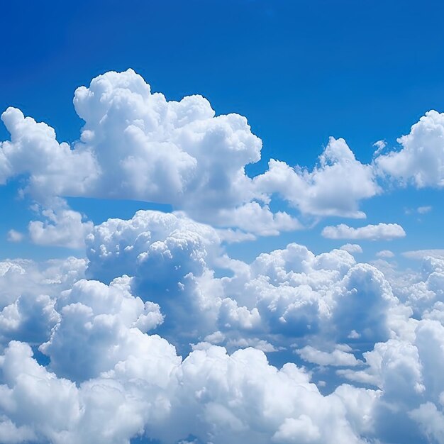 Photo une photo de nuages qui sont du ciel