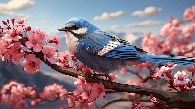 Photo une photo d'oiseau avec un long coup d'œil