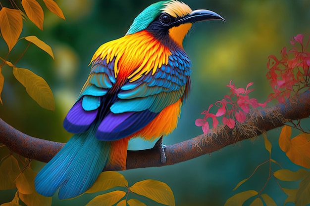 Photo d'un oiseau tropical