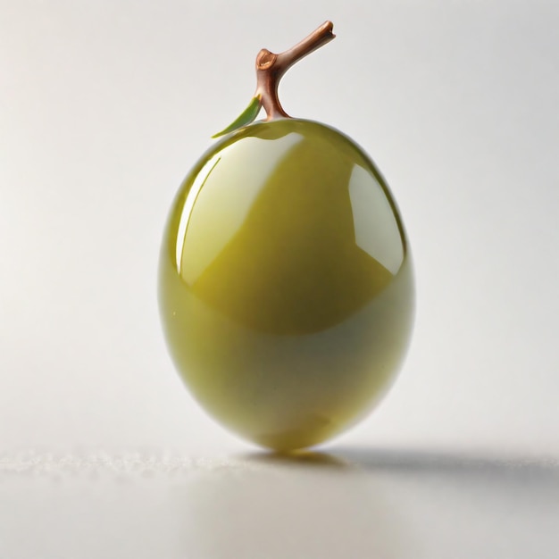 Photo photo d'olive isolée en arrière-plan