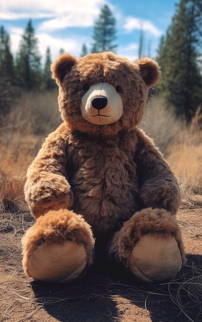 photo d'un ours en peluche