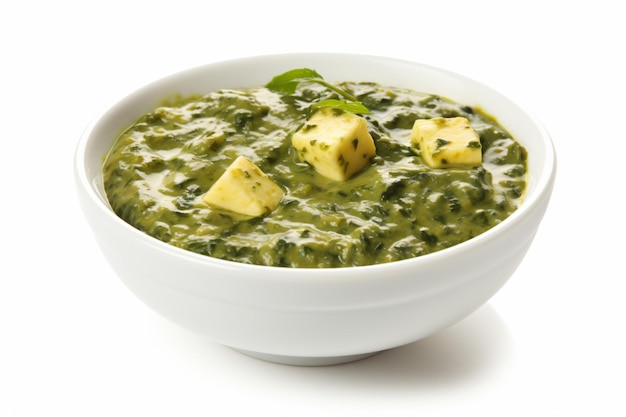 une photo de palak paneer