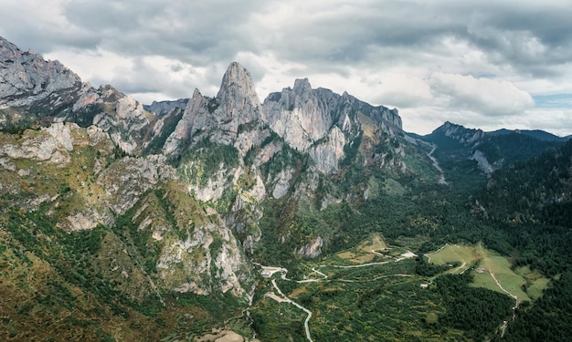 Une photo panoramique de zagana en Chine