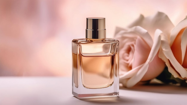 Photo de parfum aux roses
