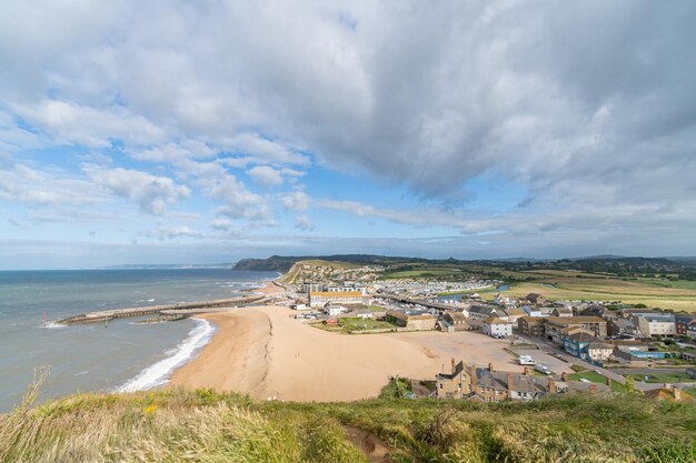 Photo photo de paysage de la baie ouest dans le dorset