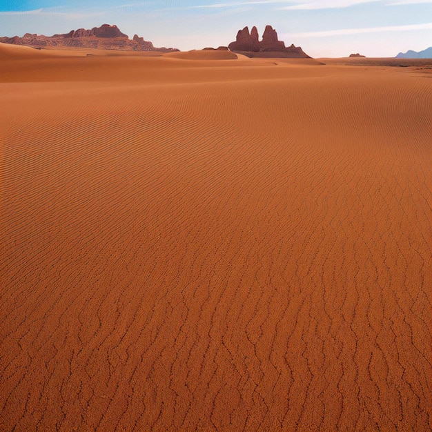 Une photo d'un paysage désertique