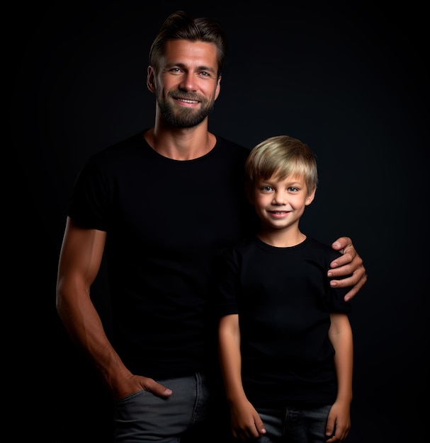 photo d'un père avec son fils