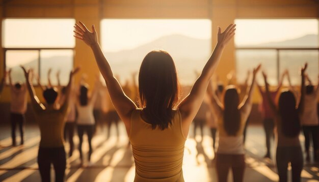 Photo d'une personne faisant du yoga