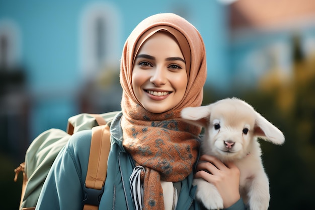 Photo d'une personne avec fond isolé pour la publicité