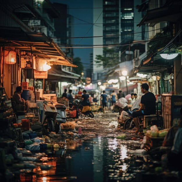 Une photo de personnes à Bangkok