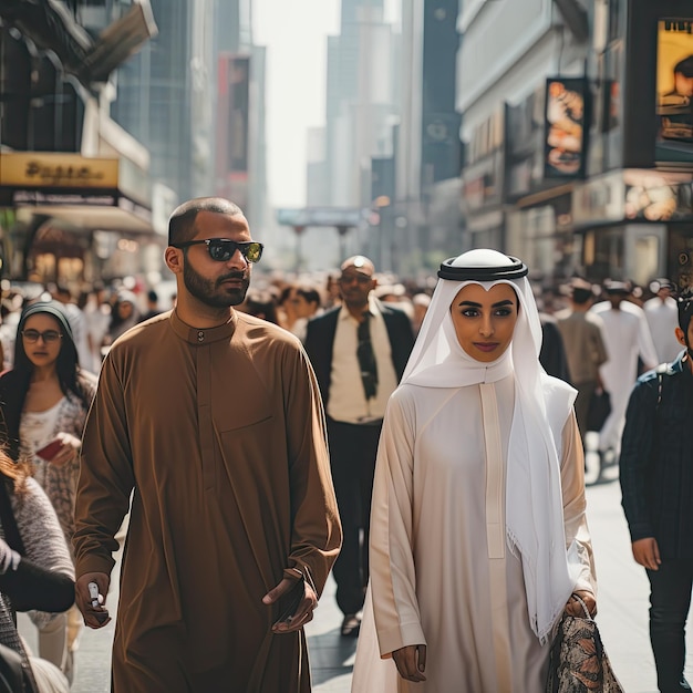 Une photo de personnes à Dubaï