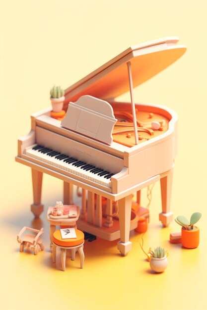 Photo une photo de piano