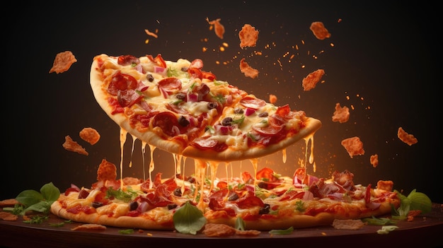 une photo de pizza