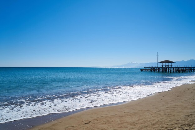 Photo photo de la plage magnifique photo bleue