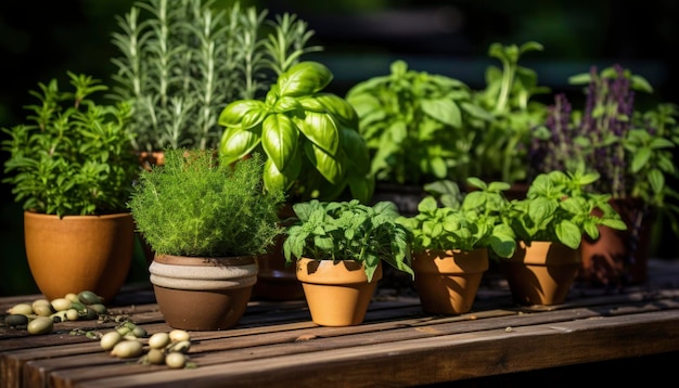 Photo de plantes d'intérieur en pot