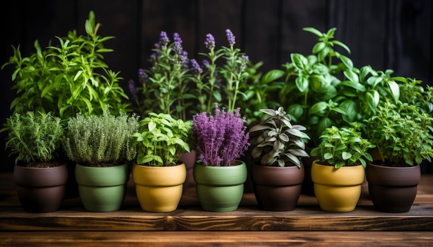 Photo de plantes d'intérieur en pot