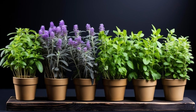 Photo de plantes d'intérieur en pot