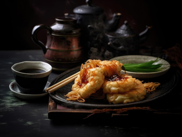 Photo de plat japonais Tempura