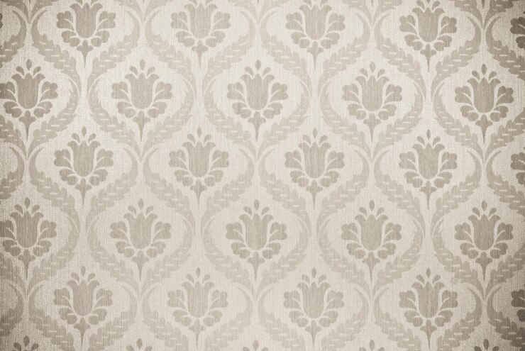 Photo une photo en plein cadre de motifs floraux sur papier peint