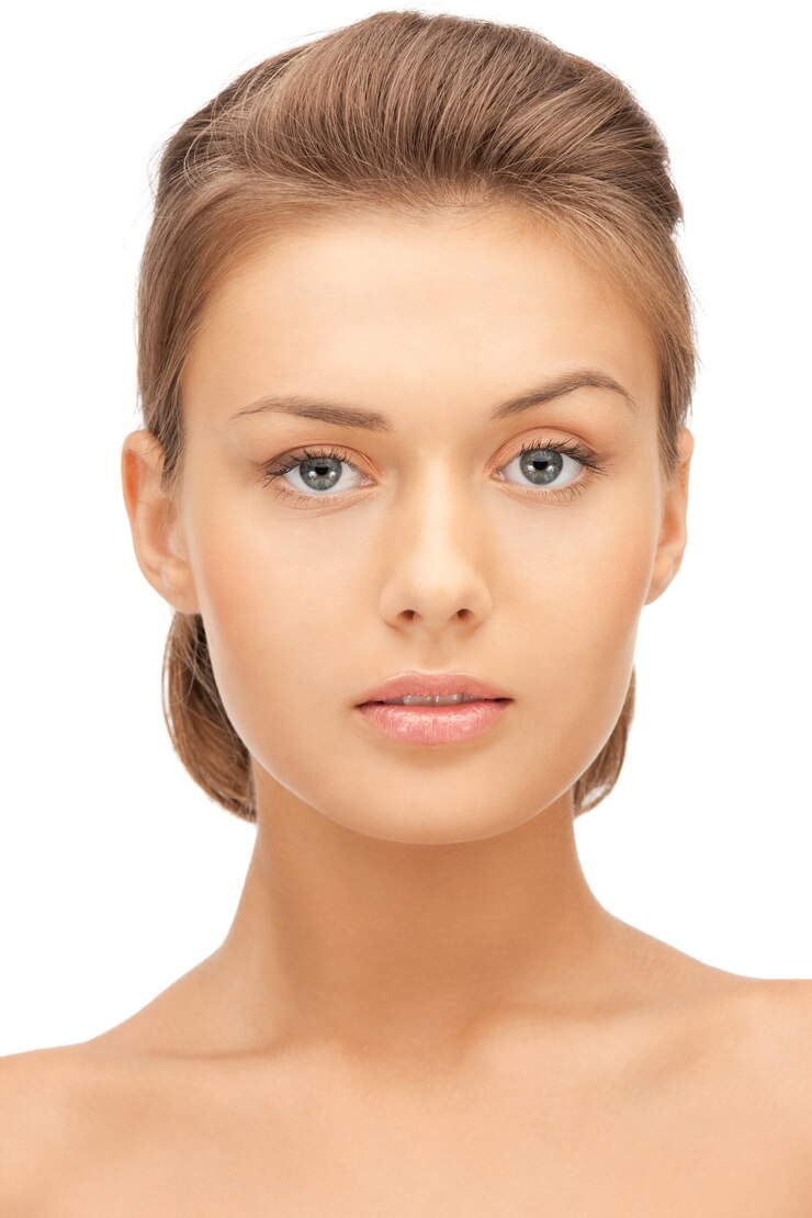 Photo photo portrait gros plan lumineux de belle femme