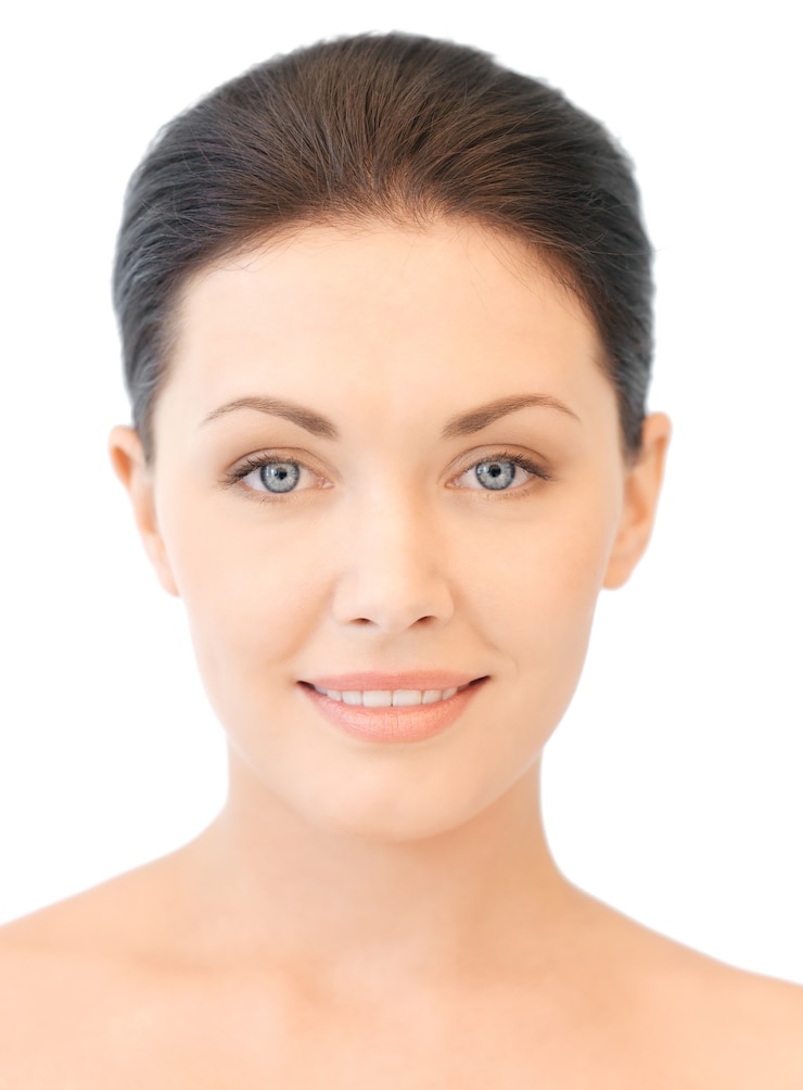 Photo photo portrait gros plan lumineux de belle femme