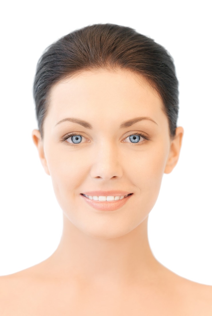 Photo photo portrait gros plan lumineux de belle femme