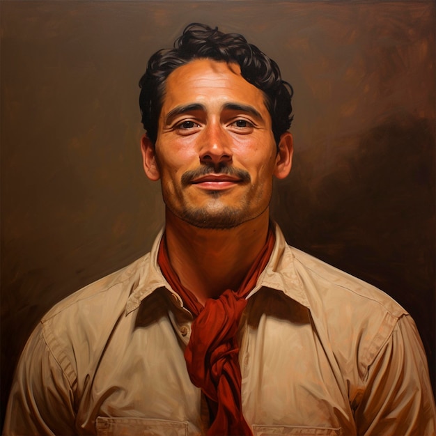 Photo de portrait d'homme hispanique