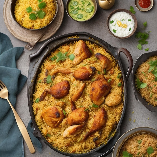 photo de poulet biryani