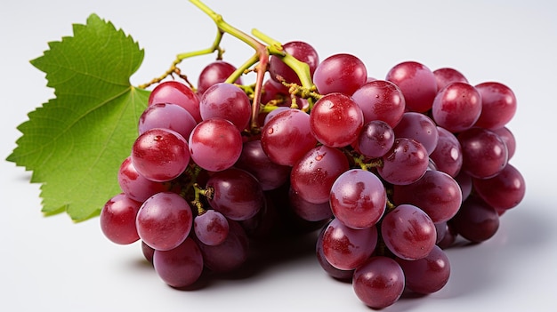 Photo de raisins rouges et verts frais et sucrés