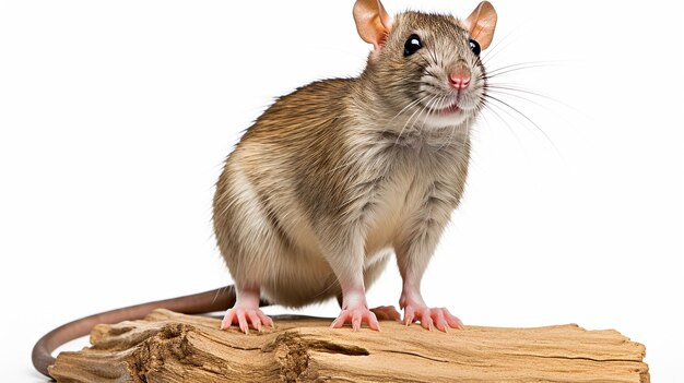 Une photo de rat en 3D