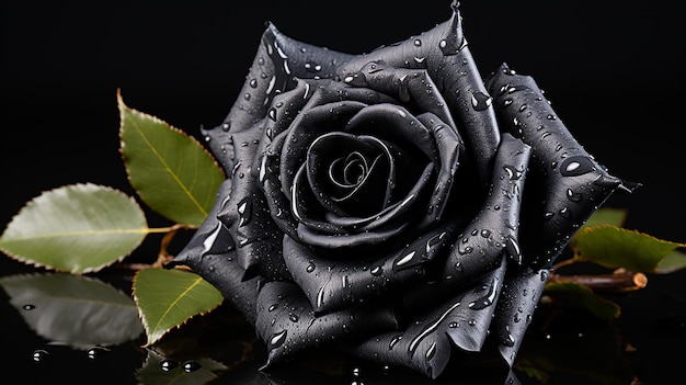 Photo rendu en 3D de la conception de la rose premium