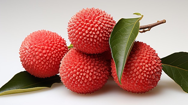 Photo rendue en 3D du litchi