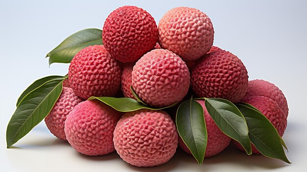 Photo rendue en 3D du litchi