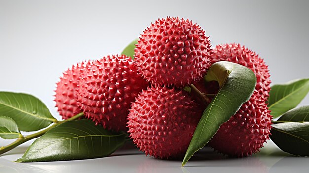 Photo rendue en 3D du litchi