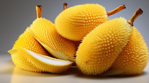 Photo rendue en 3D d'un jackfruit