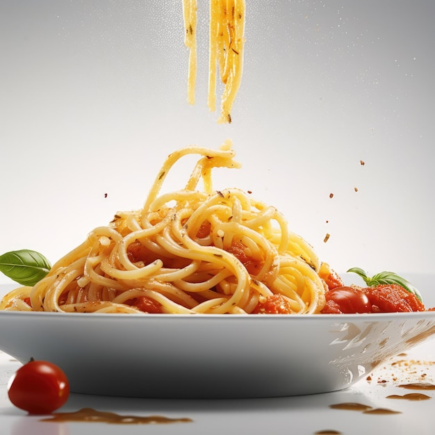 une photo de spaghettis